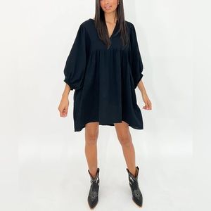 Emerson Babydoll Dress | Black - L Shop Talulah